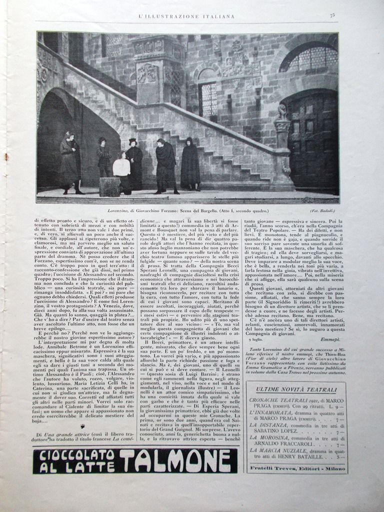 Risultati immagini per L'Illustrazione Italiana INCISIONE INTERNA